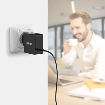 Швидкий зарядний пристрій Choetech USB Type C PD 60W 3A Black (Q4004-EU)