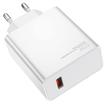 Швидкий потужний зарядний пристрій USB потужністю 67 Вт для Xiaomi QC Alogy Cube Fast Charging White