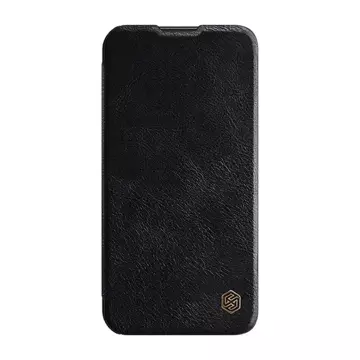 Шкіряний захисний чохол Nillkin Qin Leather Pro для Samsung Galaxy S23 Plus чорний