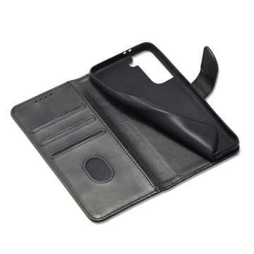 Шкіряний чохол Alogy Flip Wallet на магніті для Samsung Galaxy S22 Plus Black