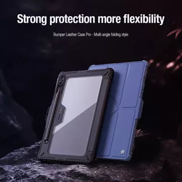 Шкіряний чохол Nillkin Bumper Leather Case Pro для Samsung Galaxy Tab S9 - чорний