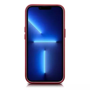 Шкіряний чохол iCarer Case з натуральної шкіри для iPhone 14 Plus Red (сумісний з MagSafe)