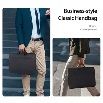 DUX DUCIS LBTC - torba na laptop 13-13,9" Horizontal Handbag - czarny