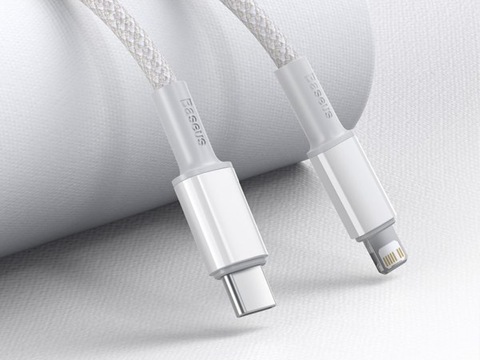 2 м кабель Baseus USB-C Type C до Lightning PD 20 Вт білий