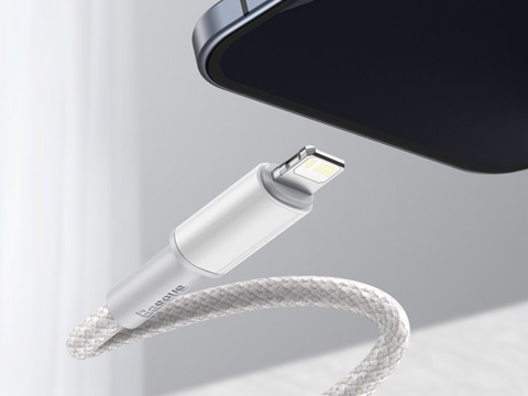 2 м кабель Baseus USB-C Type C до Lightning PD 20 Вт білий