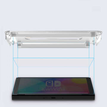 2x Загартоване скло Spigen Glas.tR EZ Fit для Nintendo Switch Oled