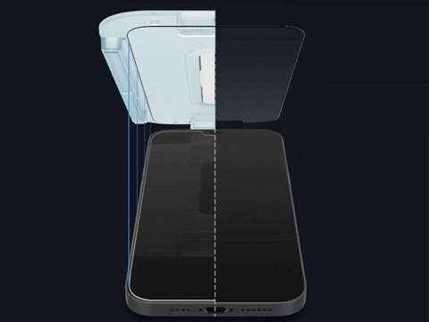 2x загартоване скло Spigen Glas.TR EZ Fit для iPhone 12 Pro Max 6.7