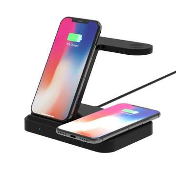 A11 3in1 Wireless Charger Чорний індукційний зарядний пристрій