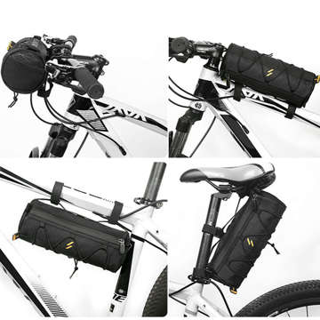 Alogy Bike Bag Wheel Bar Bicycle Pannier Водонепроникний велосипедний чохол 2,5 л чорний