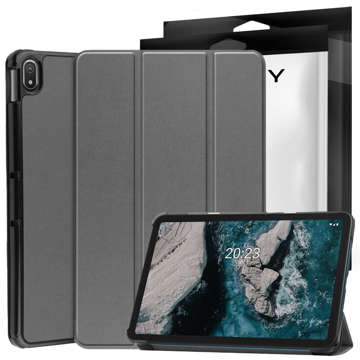 Alogy Book Cover Case Захисний чохол для Nokia T20 Grey