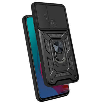 Alogy Camshield Stand Ring Camera Cover Case для Motorola Moto G10 / G20 / G30 чорний