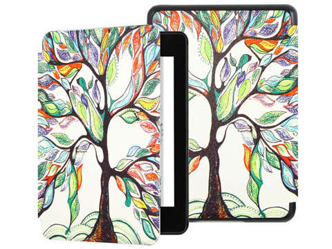Alogy Smart Case для Kindle Paperwhite 4 2018/2019 Colorful tree Glass
