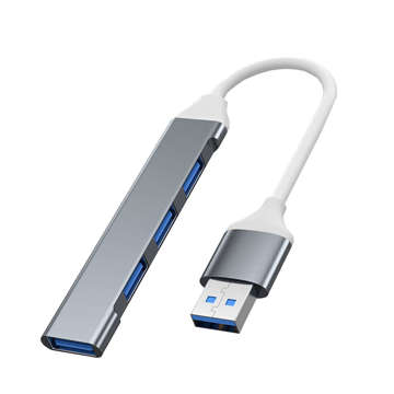 Alogy USB HUB на 4 порти USB 3.0 USB-A 5 ГБ/с Адаптер Порт Спліттер Хаб Концентратор