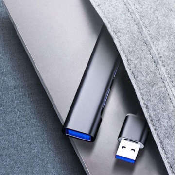 Alogy USB HUB на 4 порти USB 3.0 USB-A 5 ГБ/с Адаптер Порт Спліттер Хаб Концентратор