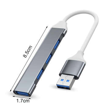 Alogy USB HUB на 4 порти USB 3.0 USB-A 5 ГБ/с Адаптер Порт Спліттер Хаб Концентратор