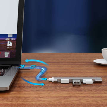 Alogy USB HUB на 4 порти USB 3.0 USB-A 5 ГБ/с Адаптер Порт Спліттер Хаб Концентратор