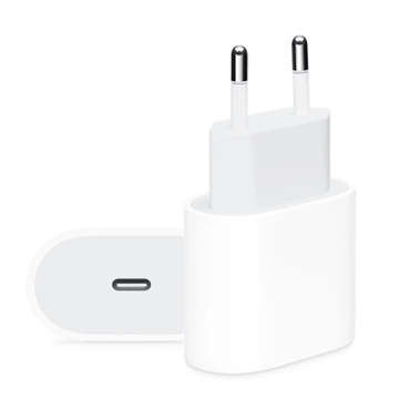 Alogy Wall Charger Fast USB-C PD 20W Lightning Cable 1m White Case