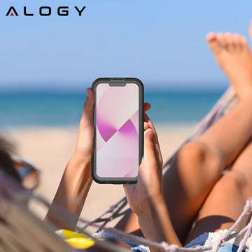 Alogy Waterproof Case IP68 Case with Clear Back 360 Armor Case для MagSafe для Apple iPhone 14 Pro