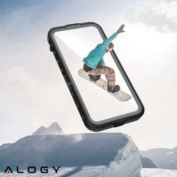 Alogy Waterproof Case IP68 Case with Clear Back 360 Armor Case для MagSafe для Apple iPhone 14 Pro