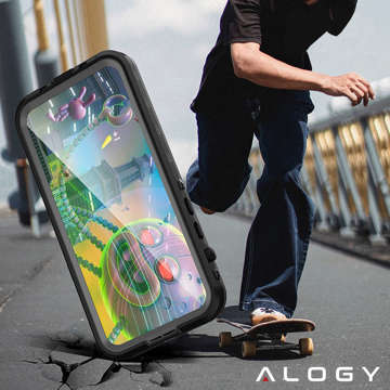 Alogy Waterproof Case IP68 Case with Clear Back 360 Armor Case для MagSafe для Apple iPhone 14 Pro