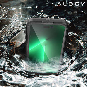 Alogy Waterproof Case IP68 Case with Clear Back 360 Armor Case для MagSafe для Apple iPhone 14 Pro