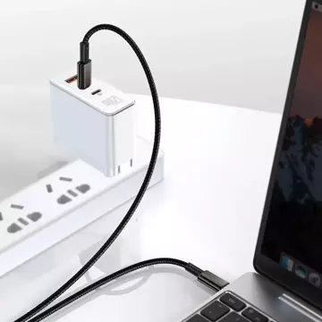 Baseus USB Type C - USB Type C кабель швидкої зарядки Power Delivery Quick Charge 100 Вт 5 A 1 м чорний (CATWJ-01)