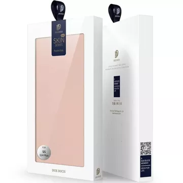 DUX DUCIS Skin Pro case - фліп чохол для Samsung Galaxy S24 Plus рожевий