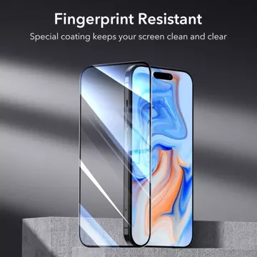 ESR Tempered Glass 2 шт. для Apple iPhone 15 Black