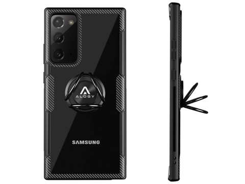 Etui Alogy Ring Holder Clear Armor для Samsung Galaxy Note 20 czarne