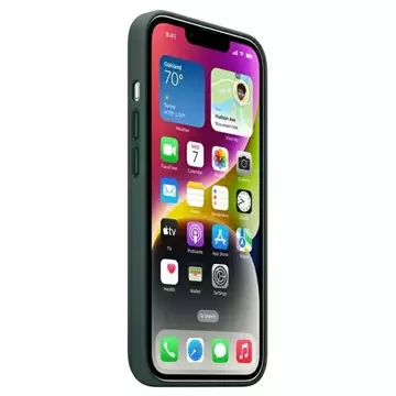 Etui Apple MPPA3ZM/A для iPhone 14 Plus 6,7" зелено-зелений шкіряний чохол MagSafe