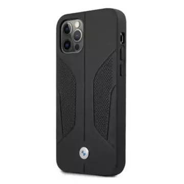 Etui BMW BMHCP12MRSCSK до Apple iPhone 12/12 Pro 6,1" Hardcase Leather Perforate Sides