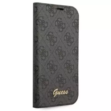 Etui Guess GUBKP14MHG4SHK до Apple iPhone 14 Plus 6,7" czarny/black book 4G Vintage Gold Logo