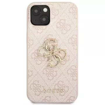 Etui Guess GUHCP13M4GMGPI для iPhone 13 6,1" жорсткий корпус 4G з великим металевим логотипом