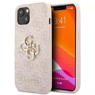 Etui Guess GUHCP13M4GMGPI для iPhone 13 6,1" жорсткий корпус 4G з великим металевим логотипом