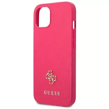 Etui Guess GUHCP13SPS4MF для iPhone 13 mini 5,4" Hardcase Saffiano 4G Small Metal Logo