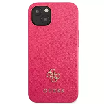 Etui Guess GUHCP13SPS4MF для iPhone 13 mini 5,4" Hardcase Saffiano 4G Small Metal Logo