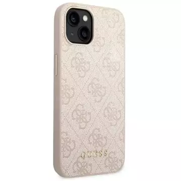 Etui Guess GUHCP14MG4GFPI для Apple iPhone 14 Plus 6,7" różowy/рожевий жорсткий чохол 4G Metal Gold Logo