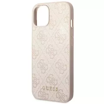 Etui Guess GUHCP14MG4GFPI для Apple iPhone 14 Plus 6,7" różowy/рожевий жорсткий чохол 4G Metal Gold Logo