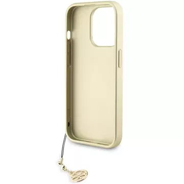 Etui Guess GUHCP15LGF4GGR для iPhone 15 Pro 6.1" чорний/сірий жорсткий чохол 4G Charms Collection