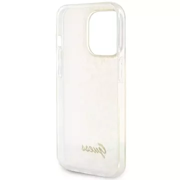 Etui Guess GUHCP15LHDECMP для iPhone 15 Pro 6.1" różowy/рожевий твердий чохол IML Faceted Mirror Disco Iridescent