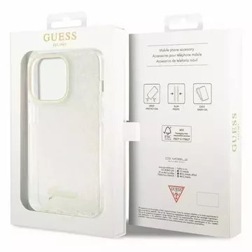 Etui Guess GUHCP15LHDECMP для iPhone 15 Pro 6.1" różowy/рожевий твердий чохол IML Faceted Mirror Disco Iridescent