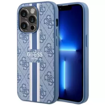 Etui Guess GUHMP14XP4RPSB для iPhone 14 Pro Max 6,7" жорсткий чохол 4G Printed Stripes MagSafe