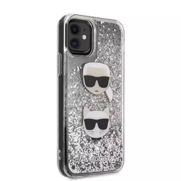 Etui Karl Lagerfeld KLHCN61KCGLSL для iPhone 11 6,1" / Xr твердий чохол Glitter Karl