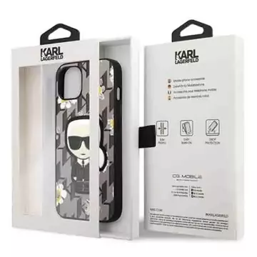 Etui Karl Lagerfeld KLHCP13MPMNFIK1 для iPhone 13 6,1" Flower Ikonik Karl