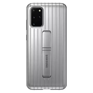 Etui Samsung EF-RG985CS до Samsung Galaxy S20 G985 срібний/сріблястий Захисний чохол-підставка