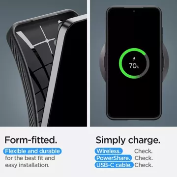 Etui Spigen Liquid Air для Samsung Galaxy S24 Matte Black