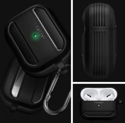 Etui Spigen Rugged Armor для Apple Airpods Pro Matte Black