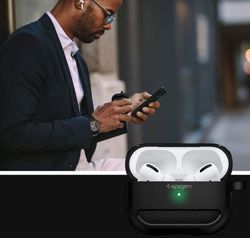 Etui Spigen Rugged Armor для Apple Airpods Pro Matte Black