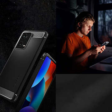 Etui Spigen Rugged Armor для Xiaomi Redmi Note 12 Pro Plus 5G Matte Black