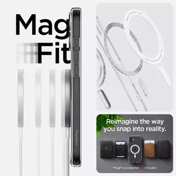 Etui Spigen Ultra Hybrid Mag MagSafe для Apple iPhone 16 Plus White